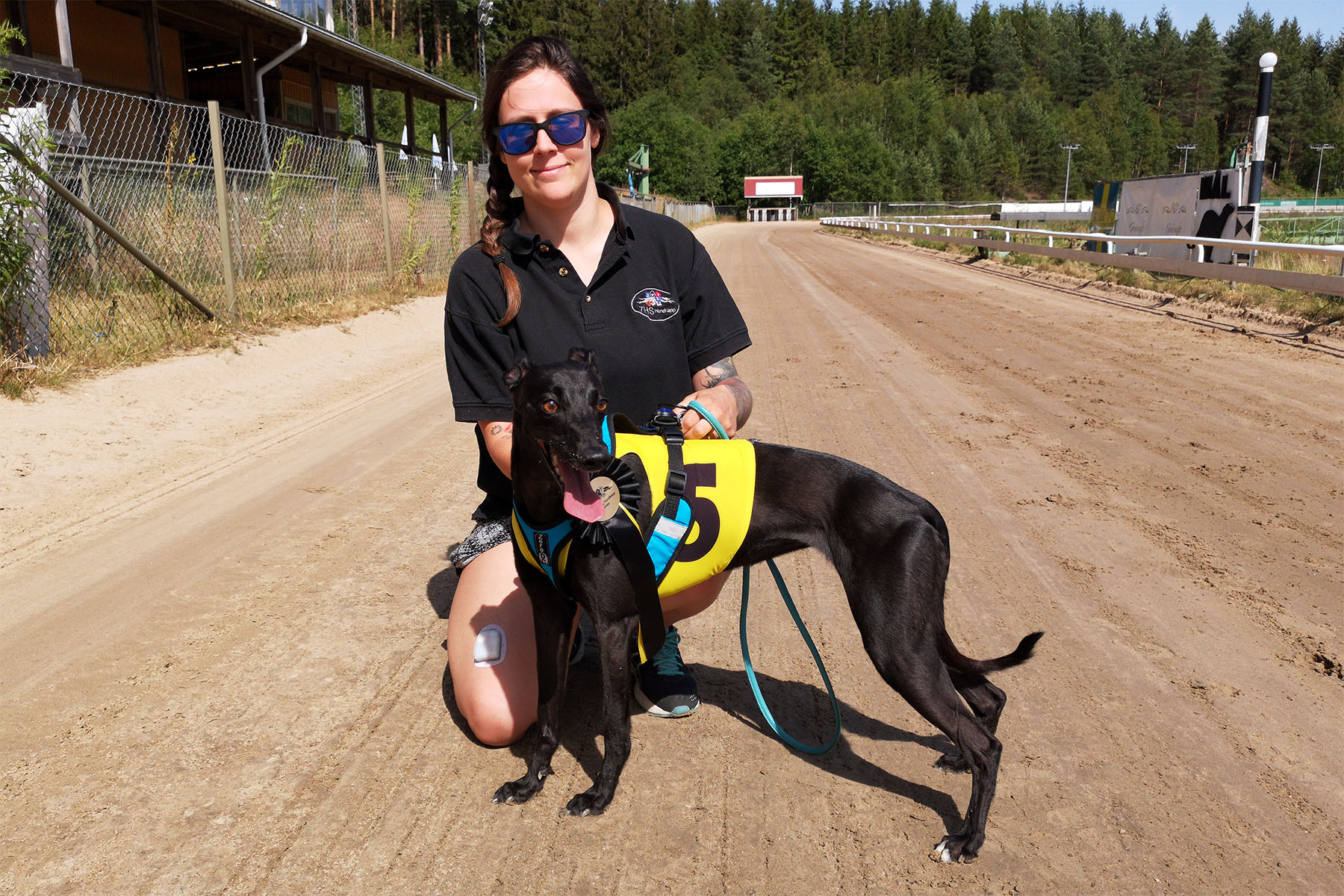 Bellamy winning a race in Borås 2019 / Photo: Max Werdelin